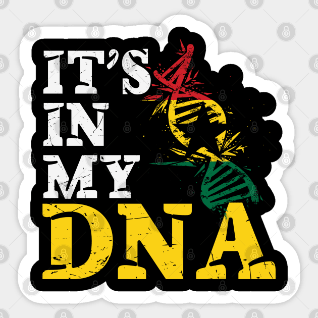 It's in my DNA - Ghana Sticker by JayD World